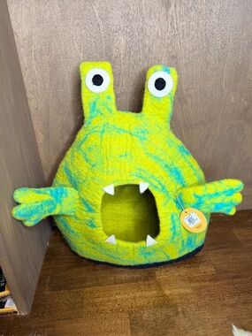 New West Elm Felt Monster Candy Bowl